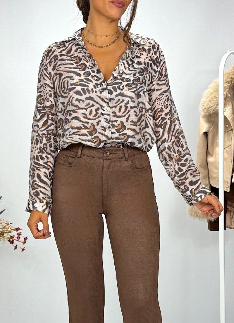 Blusa Ava animal print