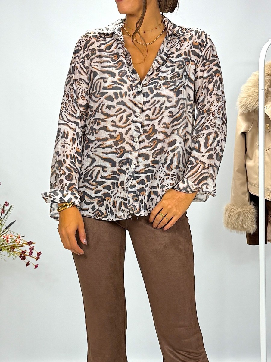 Blusa Ava animal print