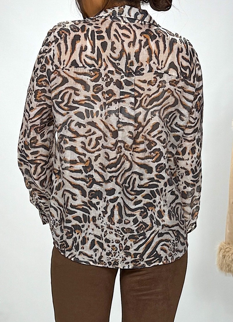 Blusa Ava animal print