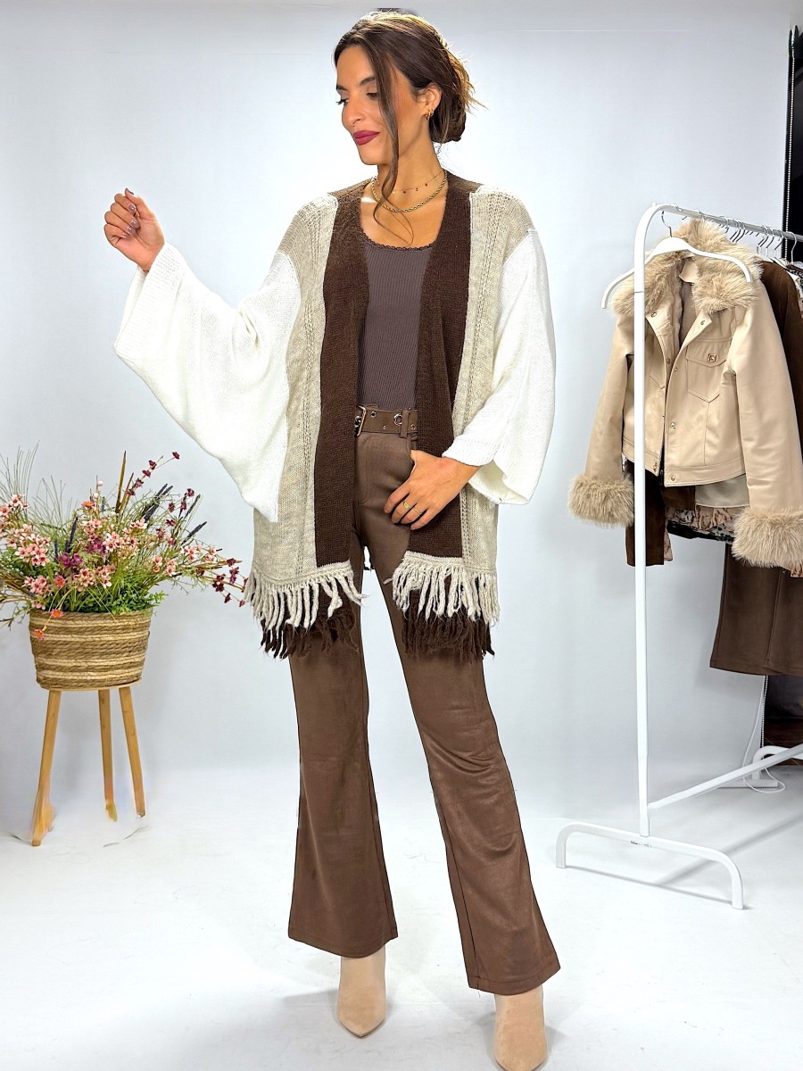 Chaqueta estilo poncho Apalaches