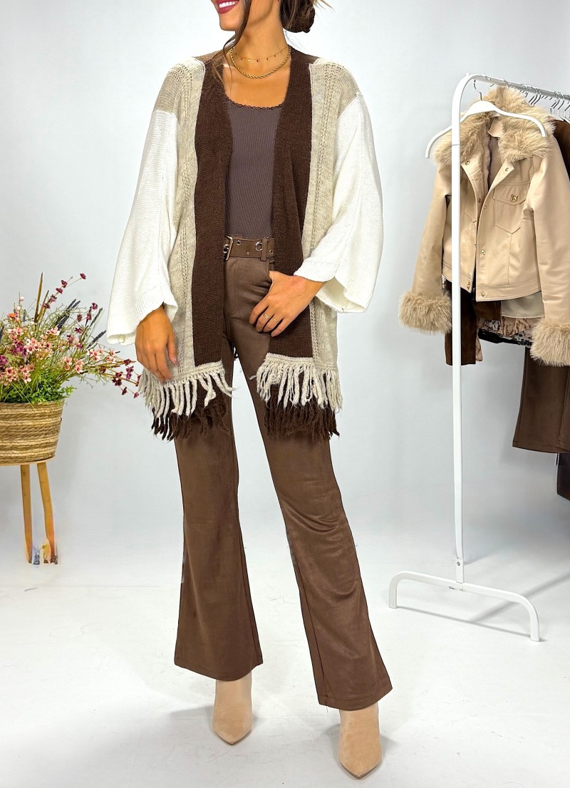 Chaqueta estilo poncho Apalaches
