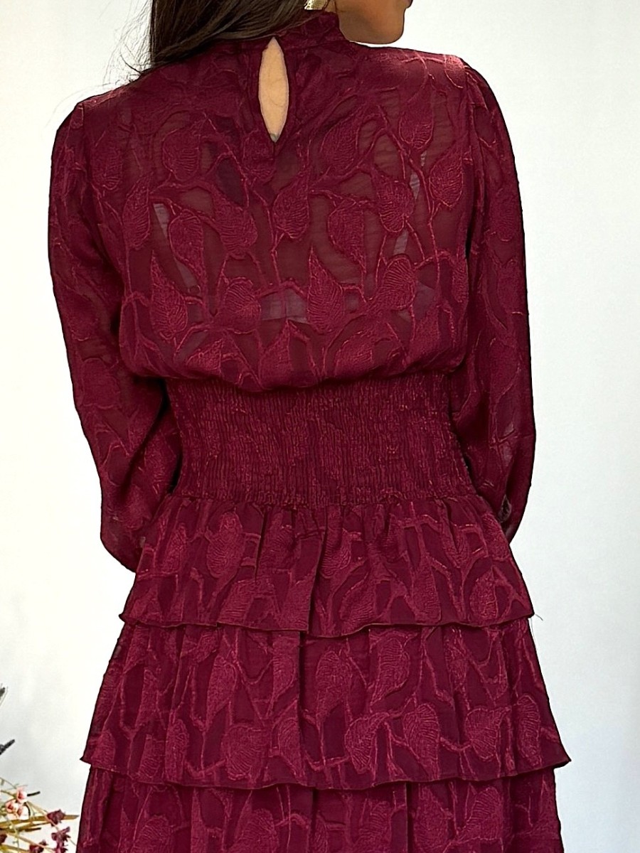 Vestido Kristen granate