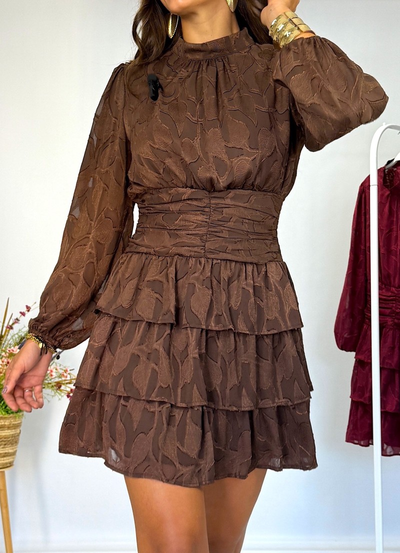Vestido Kristen marrón