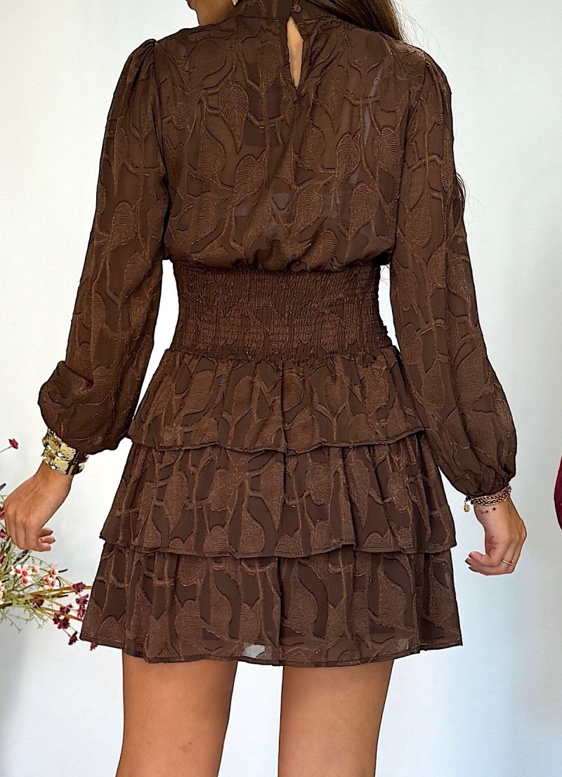 Vestido Kristen marrón