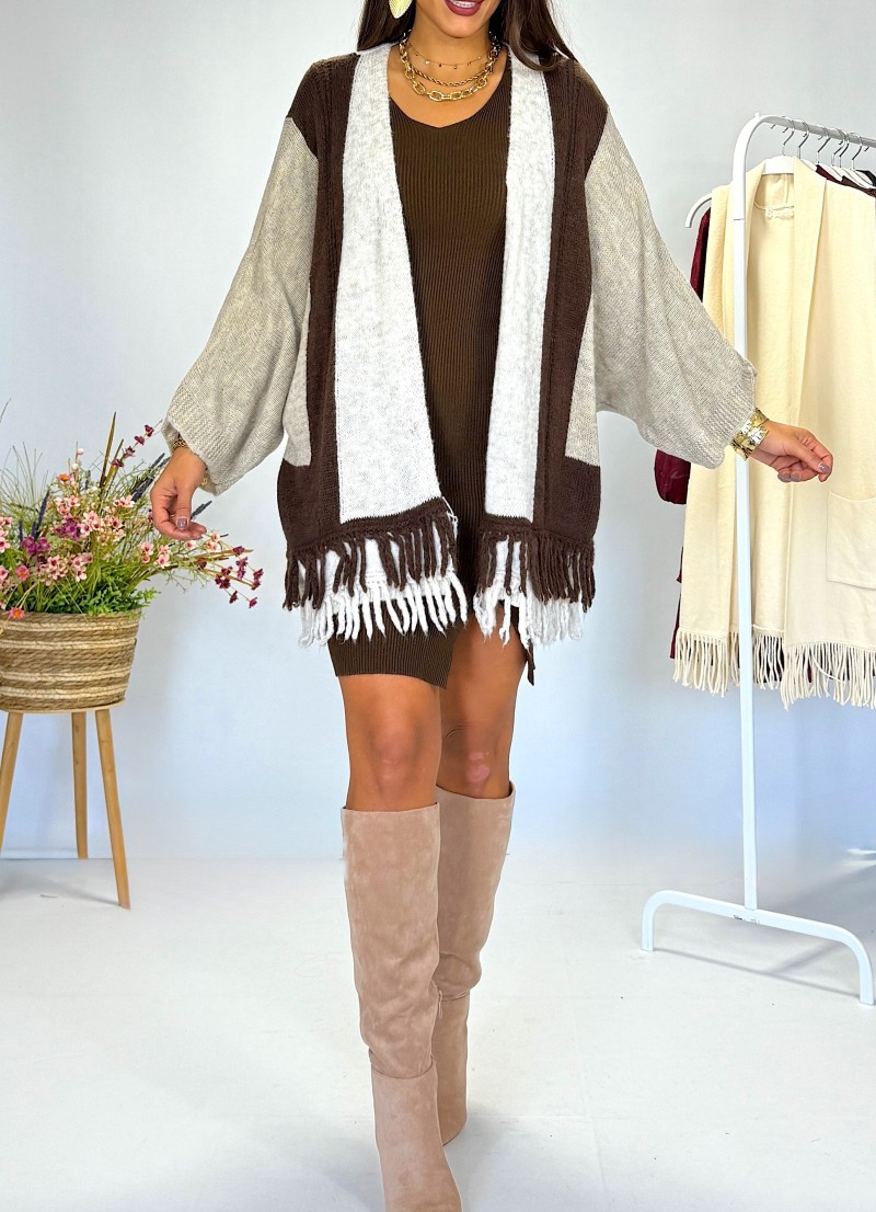 Chaqueta estilo poncho Arizona