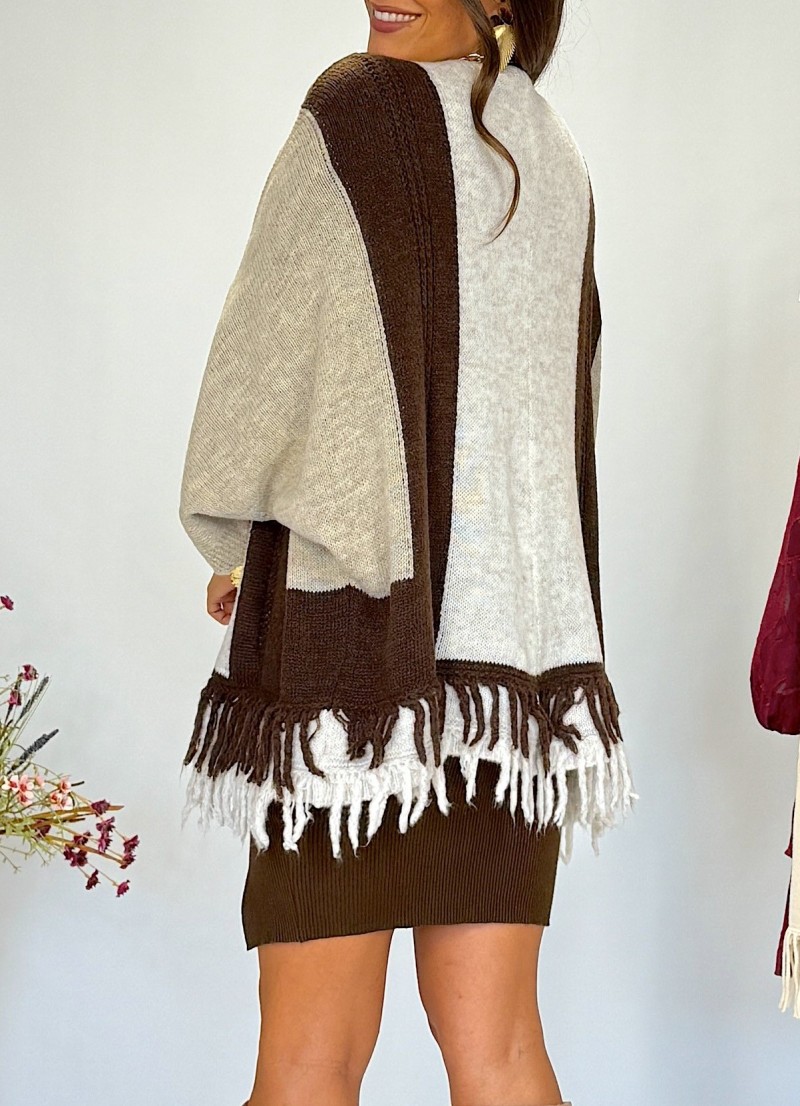Chaqueta estilo poncho Arizona
