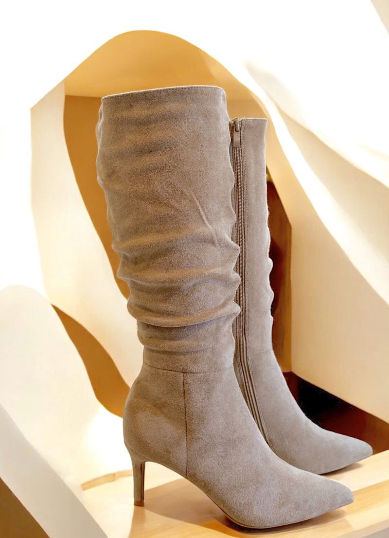 Botas Nadia beige oscuro