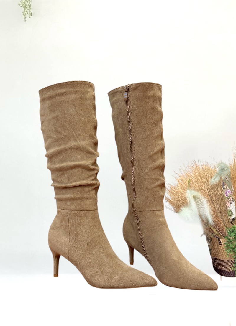 Botas Nadia beige oscuro