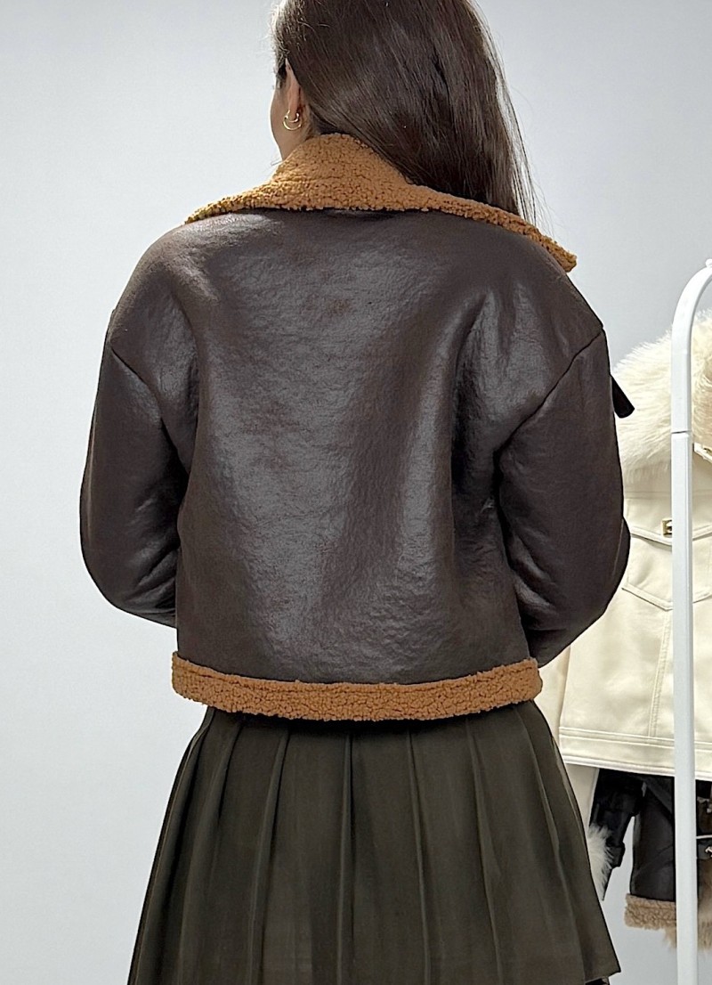 Cazadora Senda cuello camel