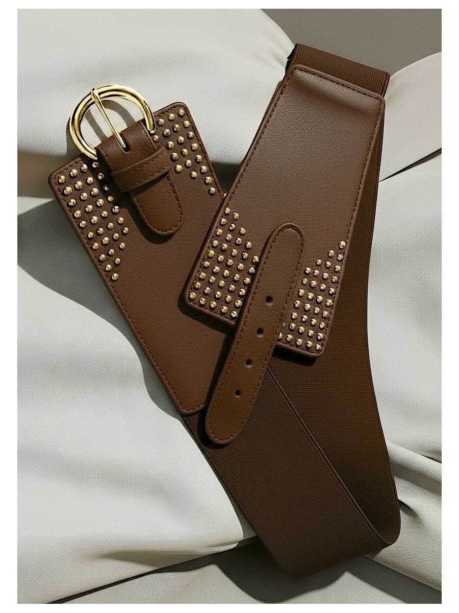 Cinturon Teide marrón chocolate