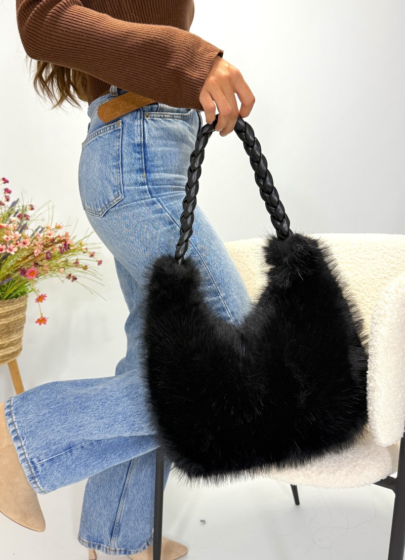 Bolso pelo negro
