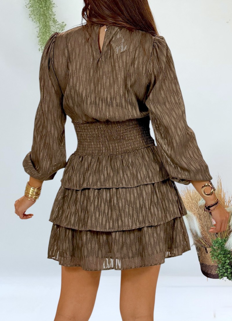 Vestido Kristen taupe