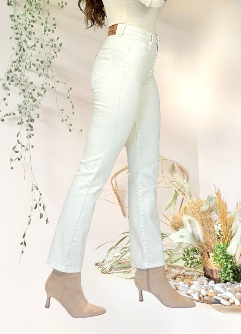 Pantalon Dolly blanco roto