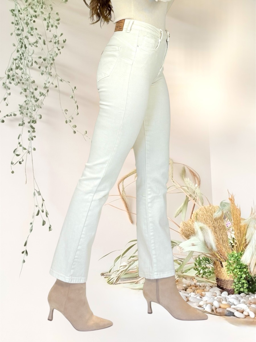 Pantalon Dolly blanco roto