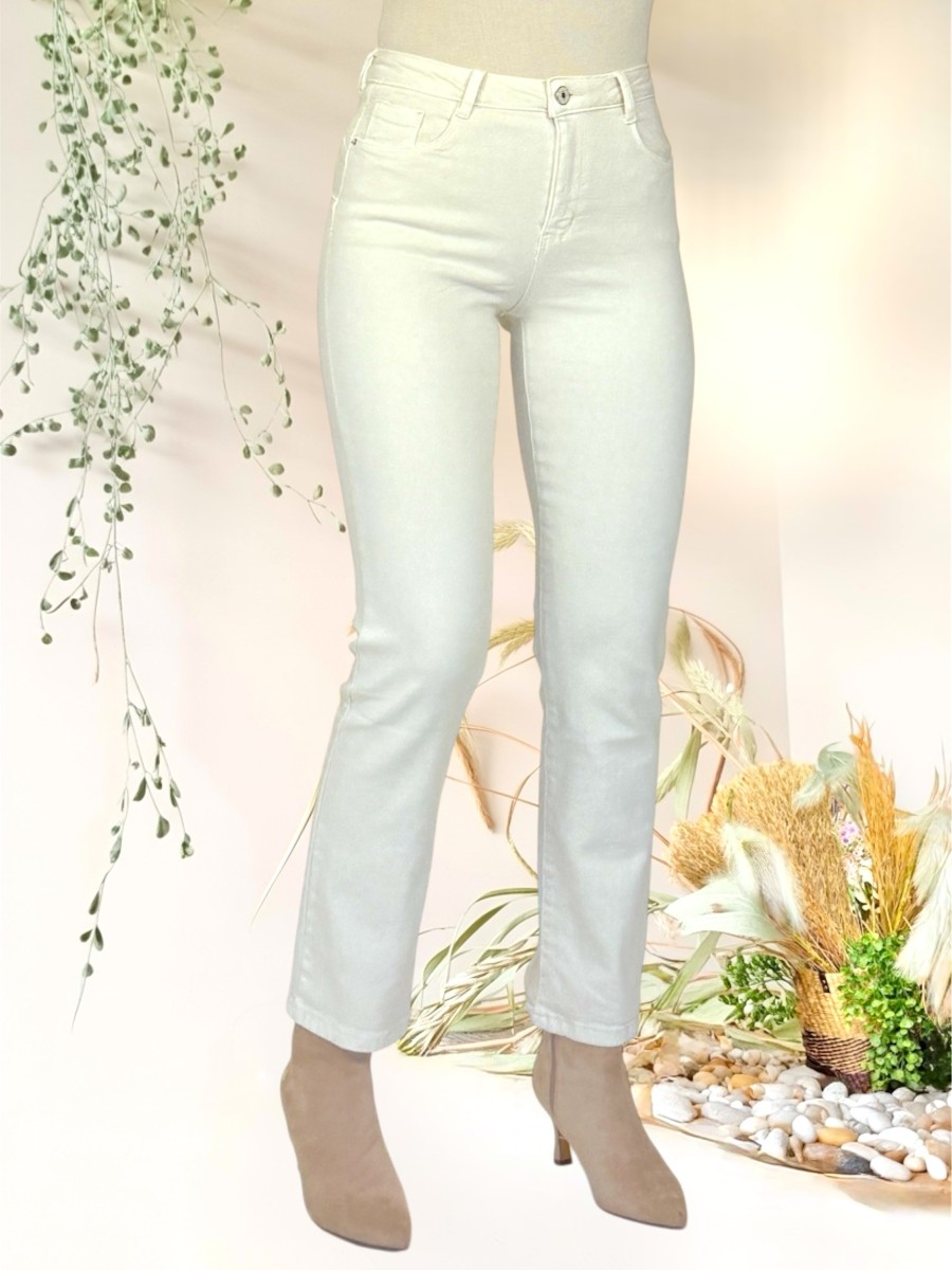 Pantalon Dolly blanco roto