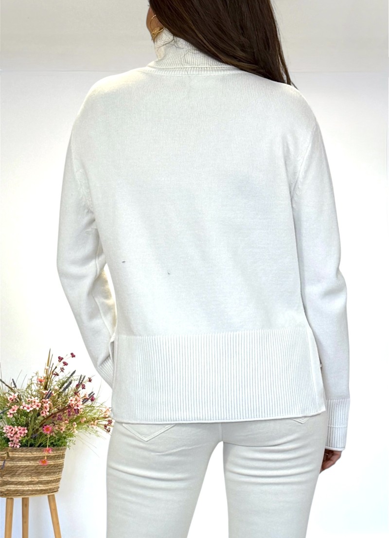 Jersey Nina blanco roto