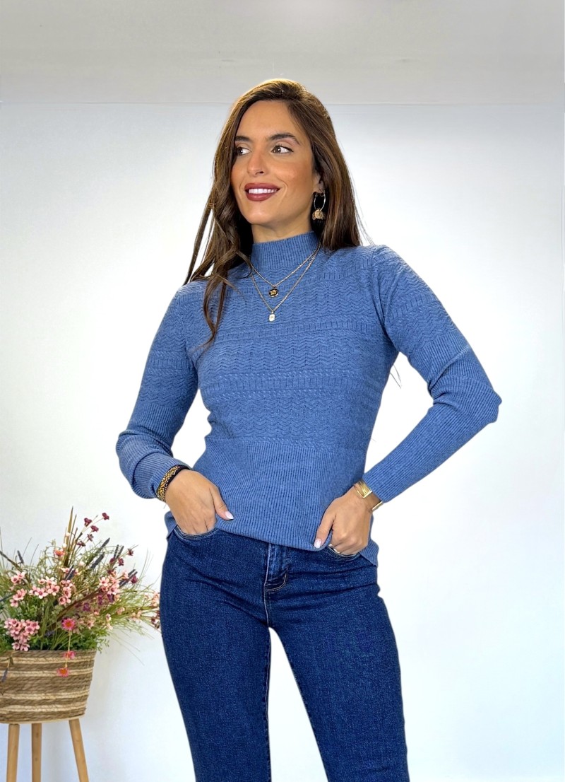 Jersey Leia azul jeans