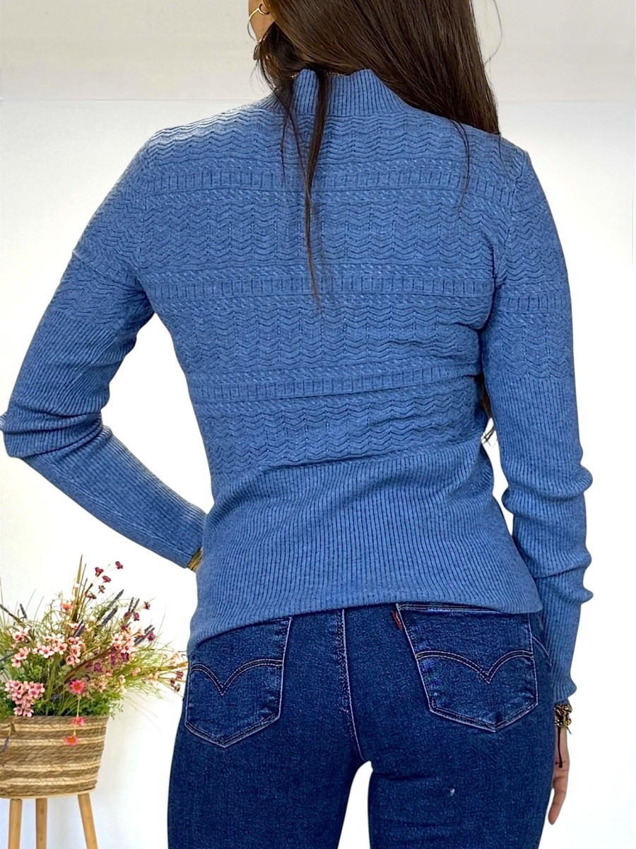 Jersey Leia azul jeans