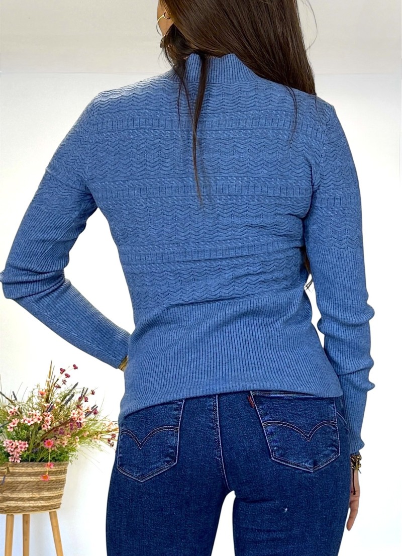 Jersey Leia azul jeans