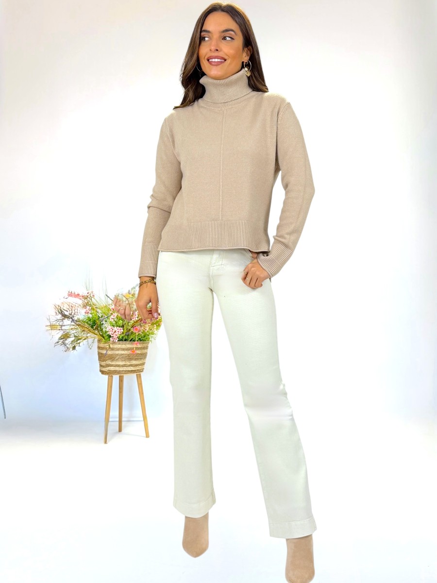 Jersey Nina camel claro