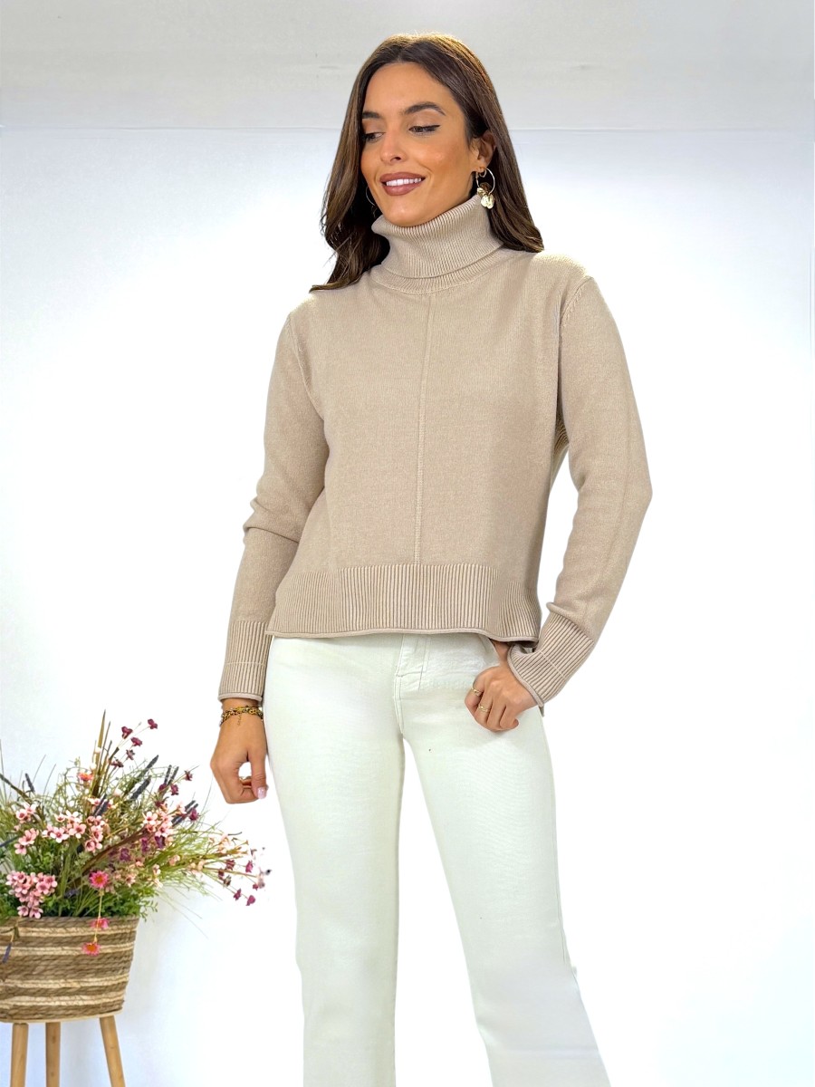 Jersey Nina camel claro