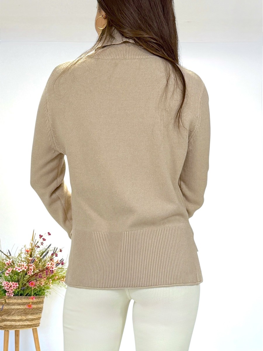 Jersey Nina camel claro