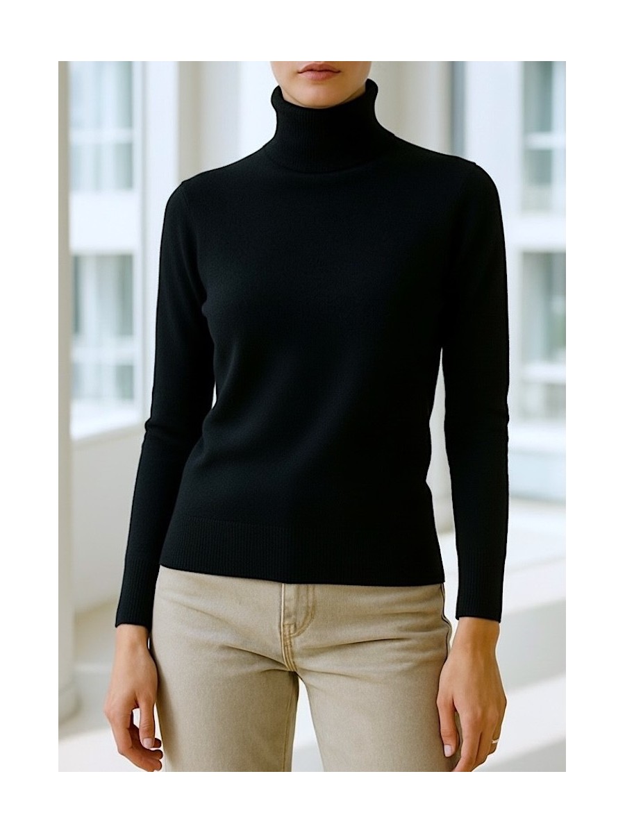 Jersey básico negro