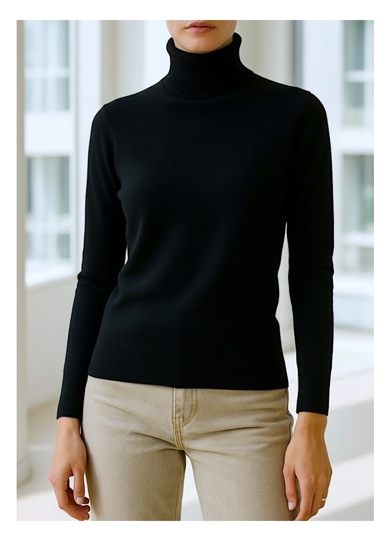 Jersey básico negro