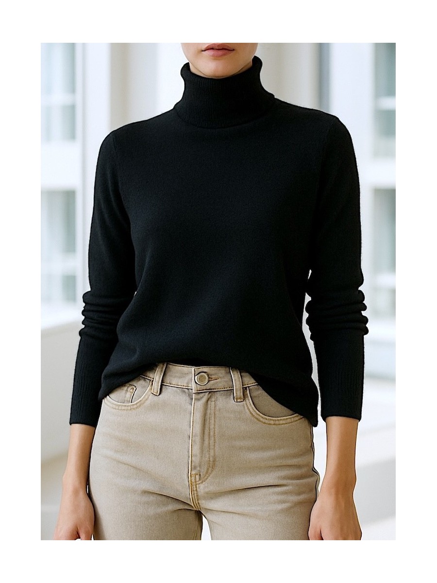 Jersey básico negro