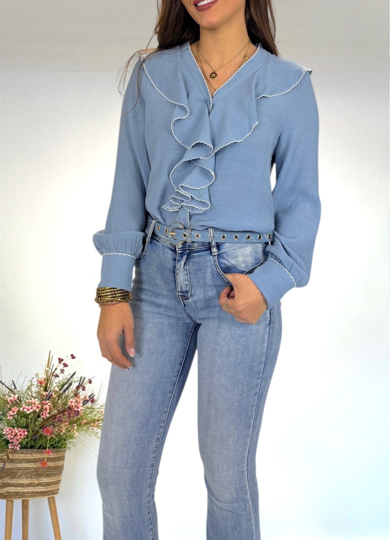 Blusa Nell azul jeans