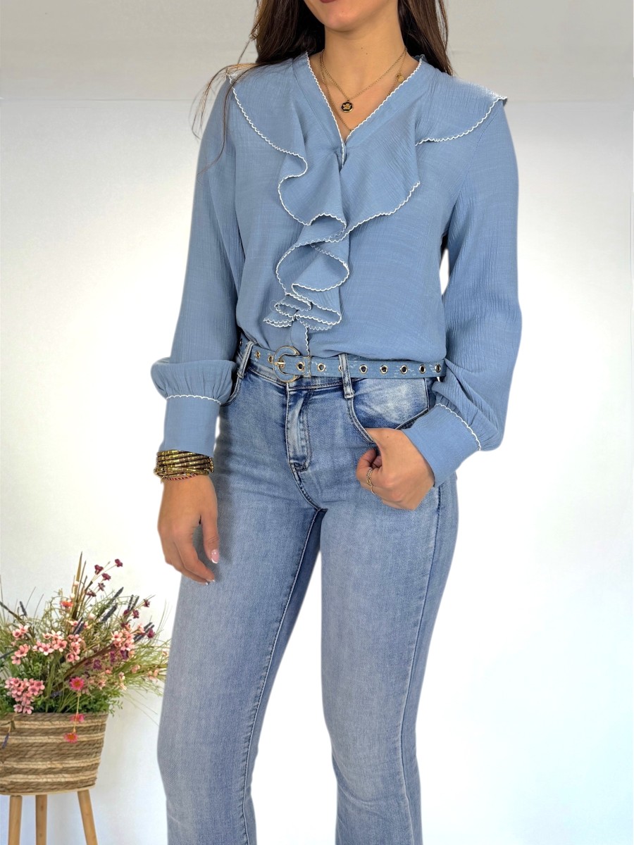 Blusa Nell azul jeans