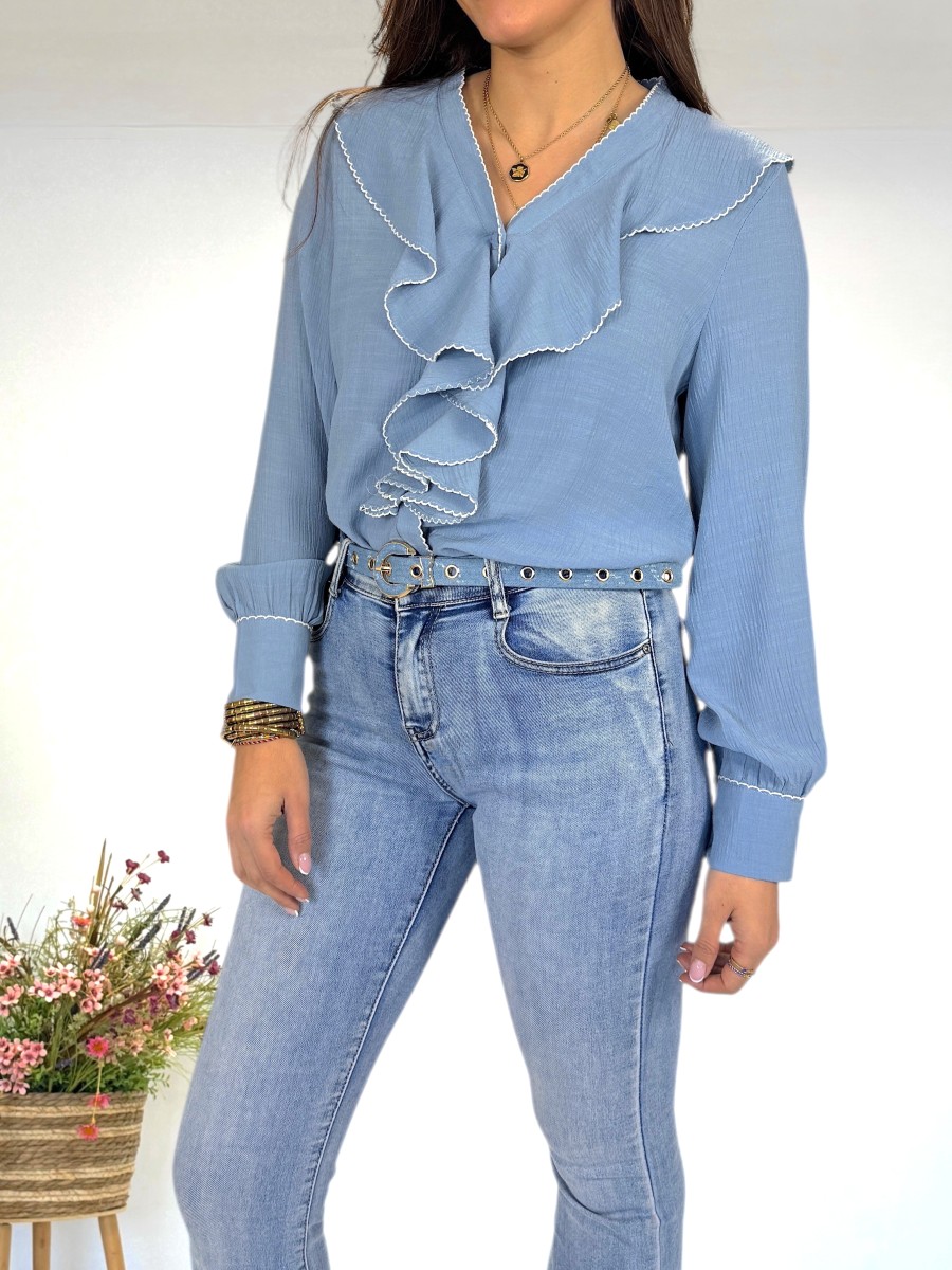 Blusa Nell azul jeans