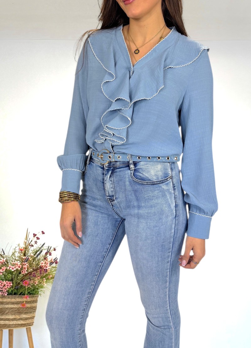 Blusa Nell azul jeans