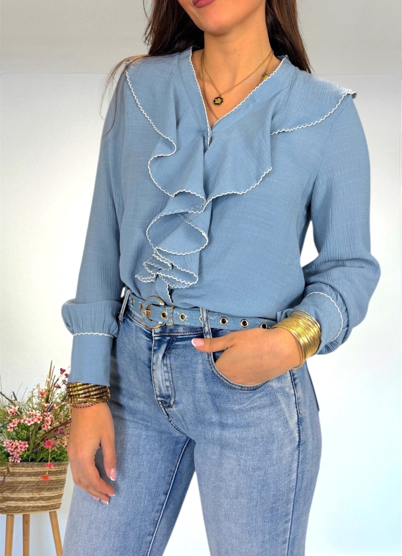 Blusa Nell azul jeans