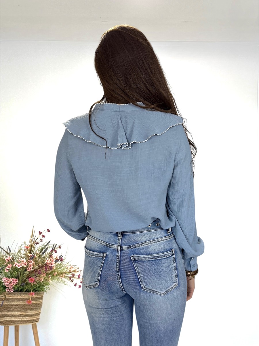 Blusa Nell azul jeans