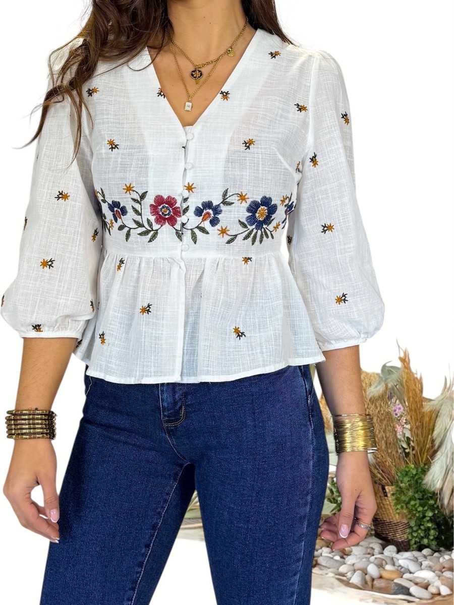 Blusa Candy bordada