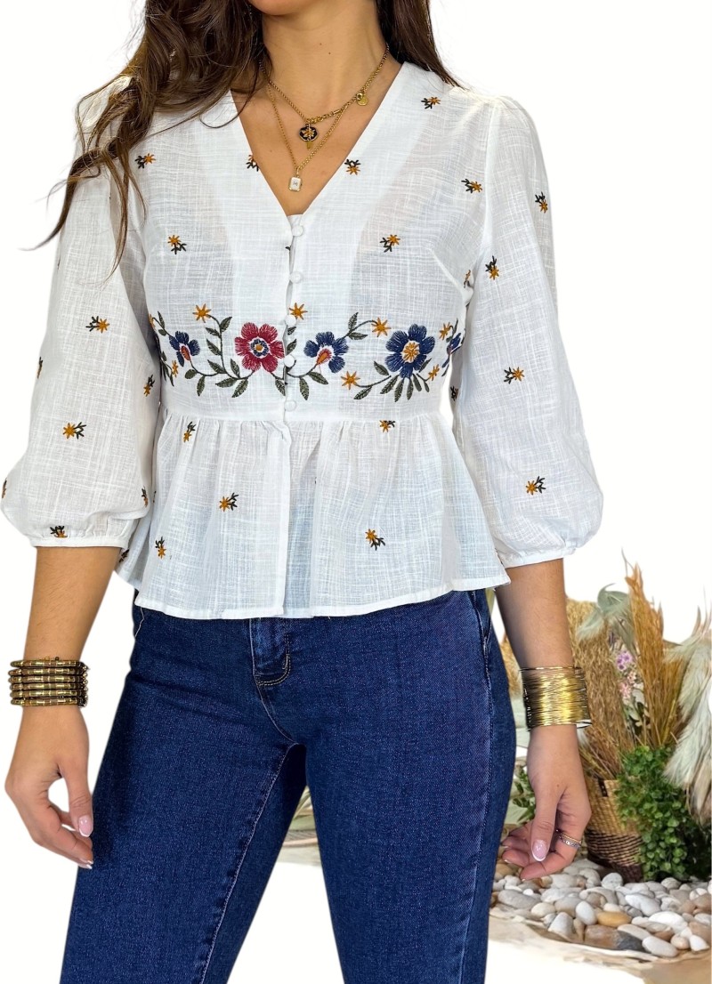 Blusa Candy bordada