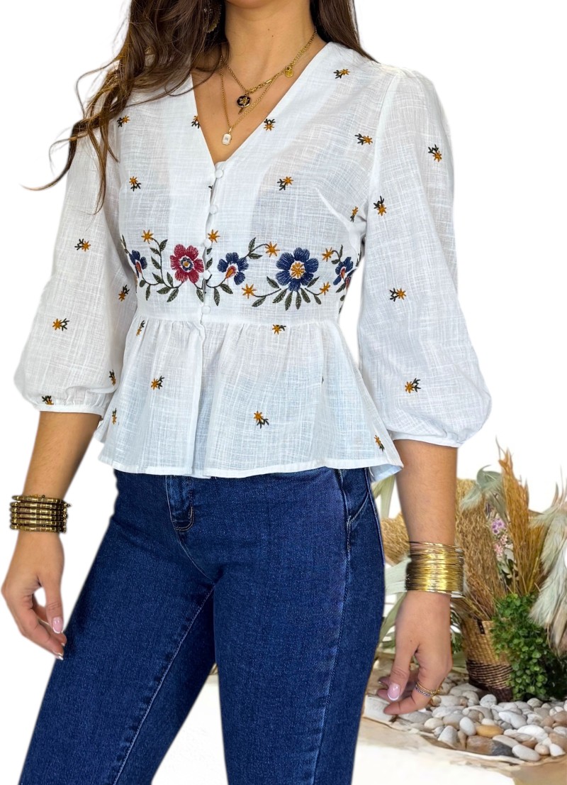 Blusa Candy bordada