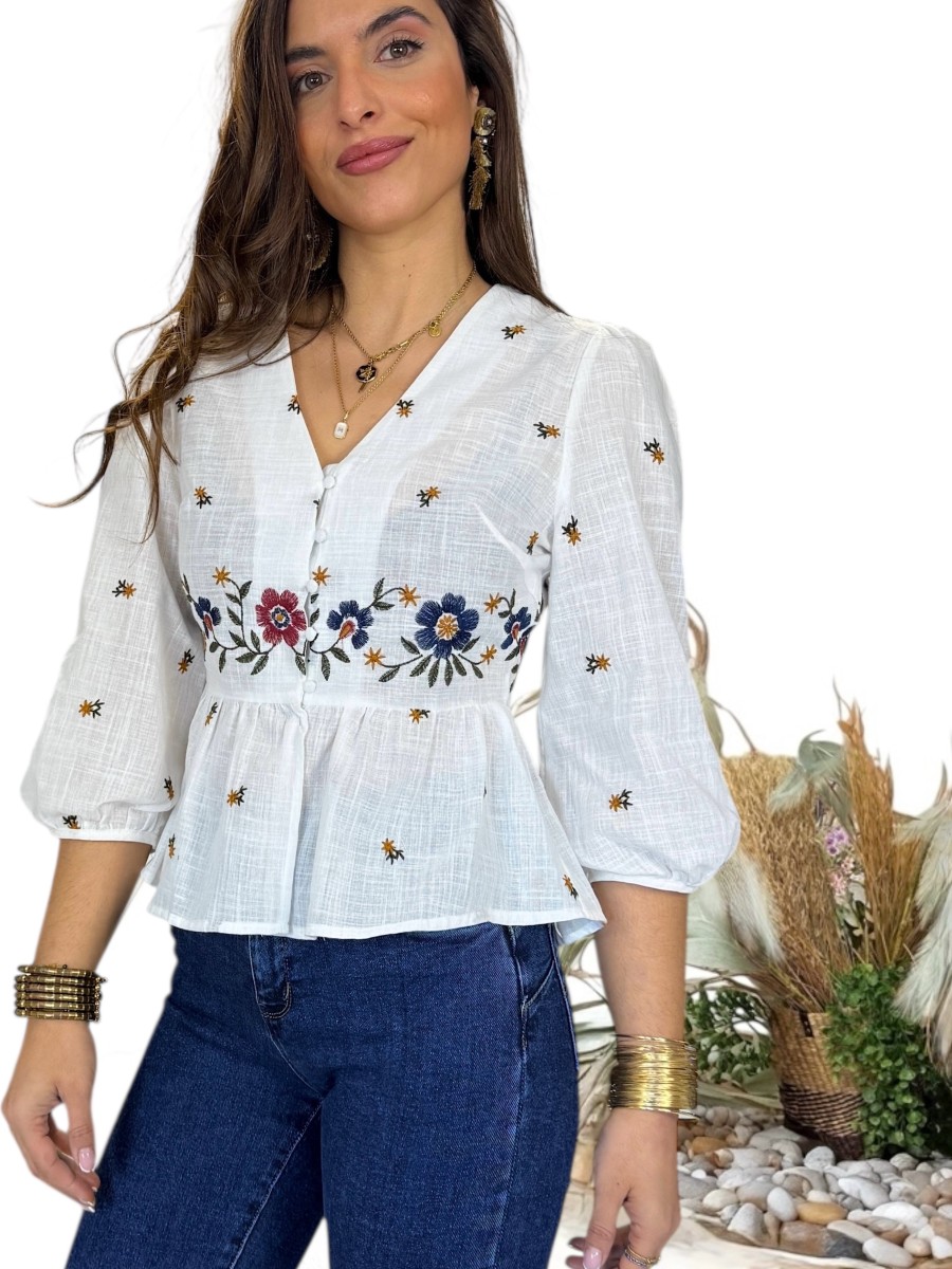 Blusa Candy bordada