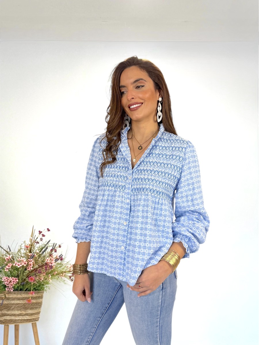Blusa Nineta azul