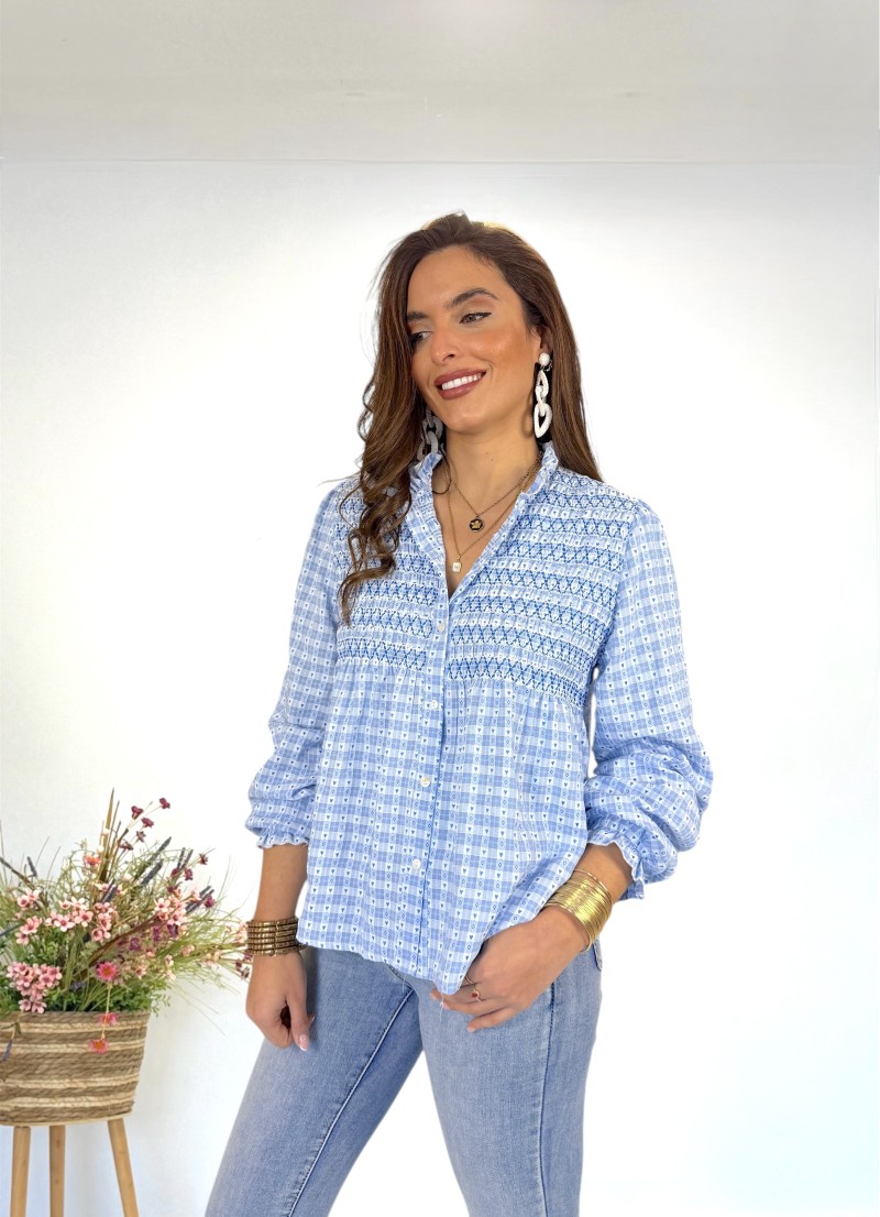 Blusa Nineta azul