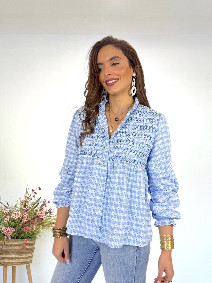 Blusa Nineta azul