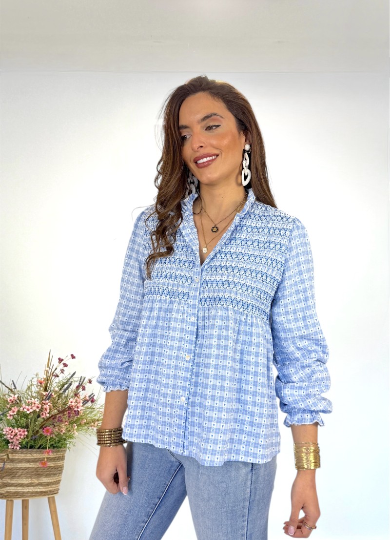 Blusa Nineta azul
