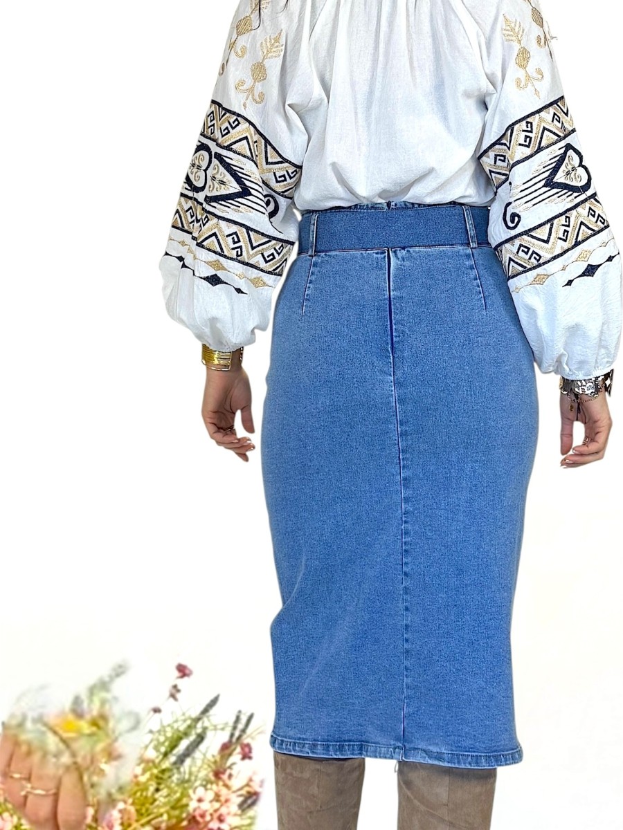 Falda Hurley vaquera azul