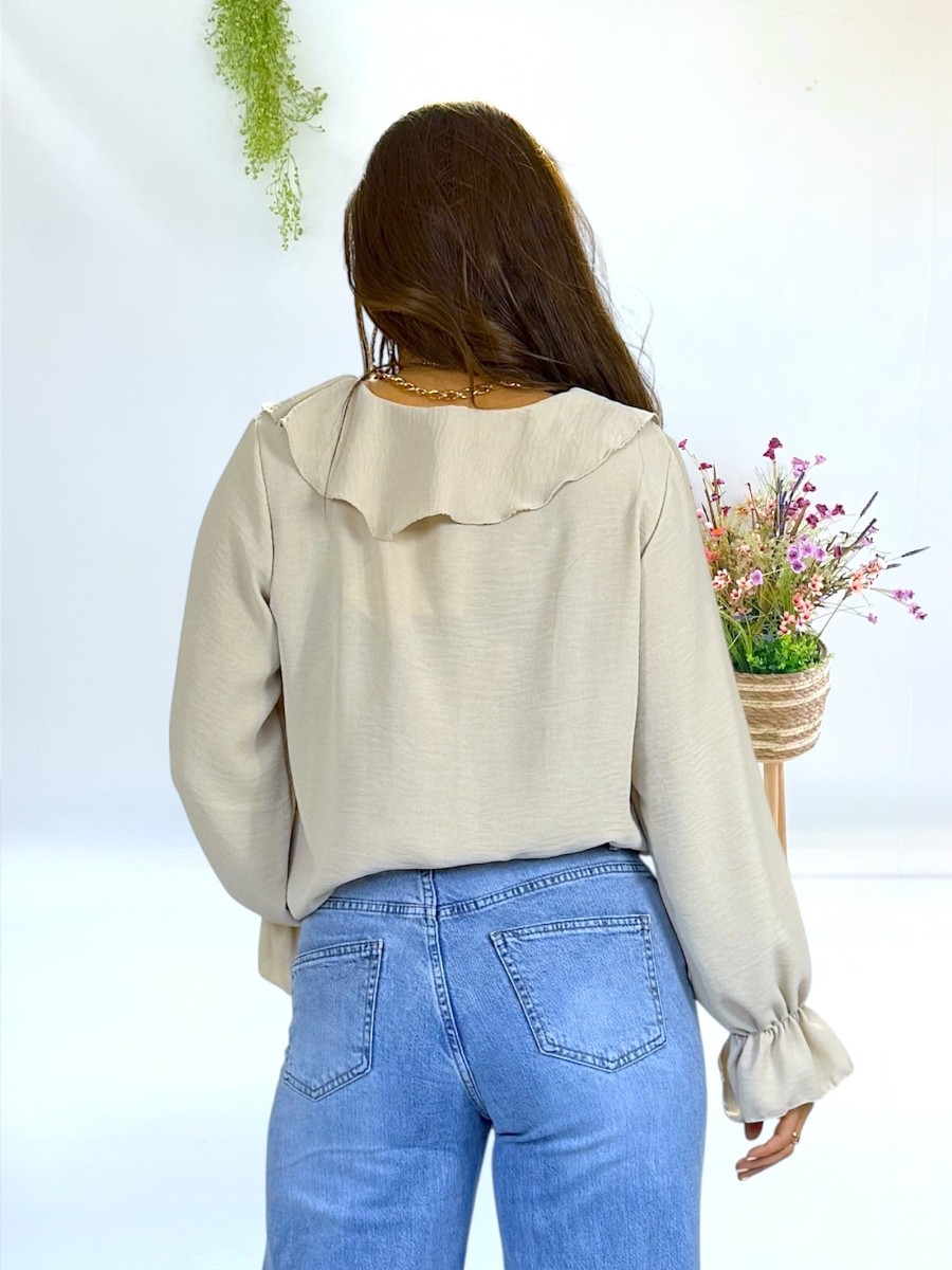 Blusa Brita beige