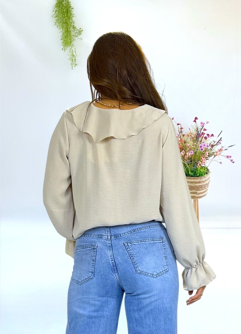 Blusa Brita beige