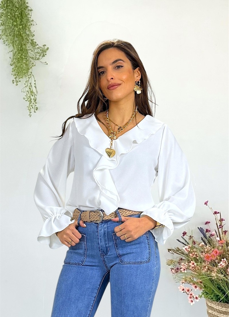 Blusa Brita blanca