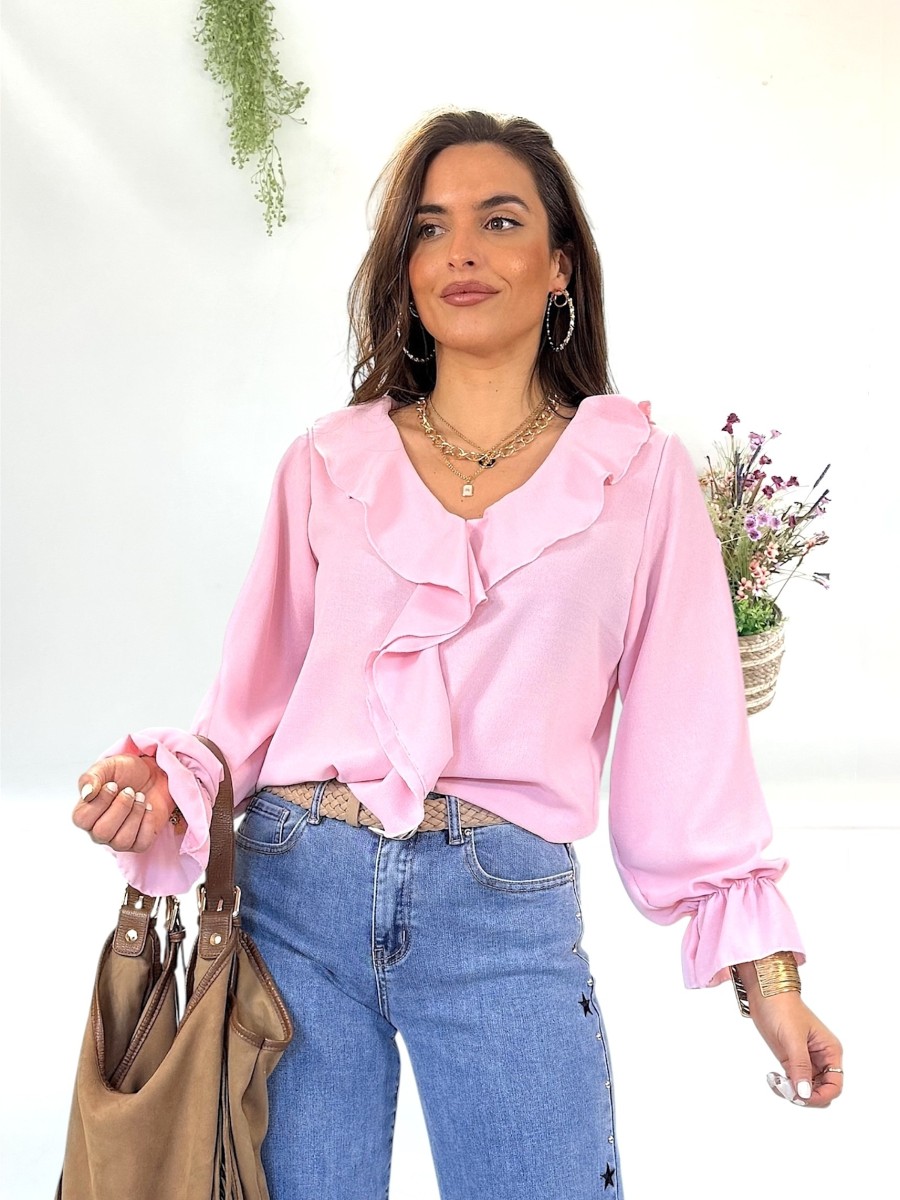Blusa Brita rosa