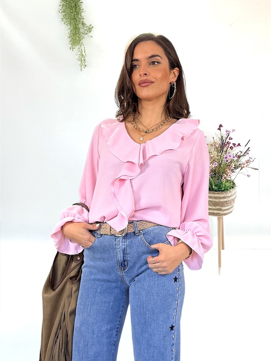 Blusa Brita rosa