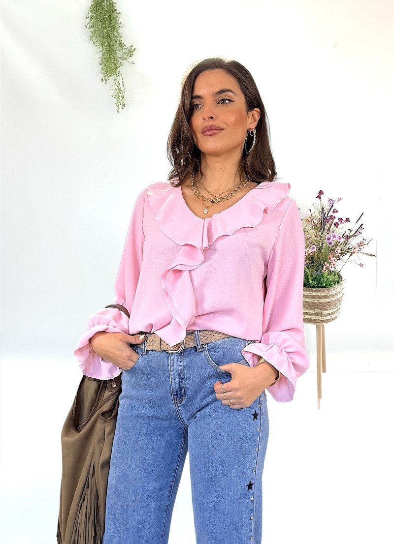 Blusa Brita rosa